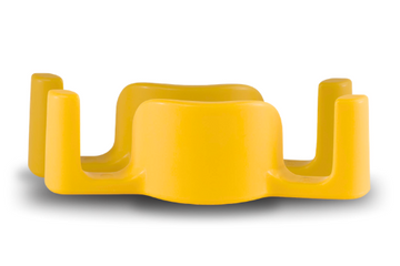 2x Yellow BudClips on White Background