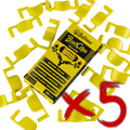 Yellow Bud Clips packaging with multiple clips on a white background