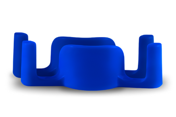 2x Blue BudClips on White Background