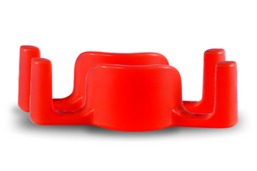 2x Red BudClips on White Background