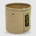 Beige fabric pot, BudPots 1Ga, with black handles and a visible brand label on a white background