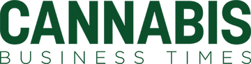 Logo of Cannabis Business Times with green text on a white background
